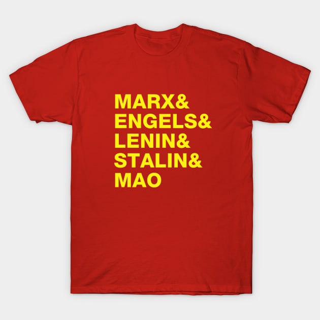 Communist Leaders T-Shirt by dumbshirts